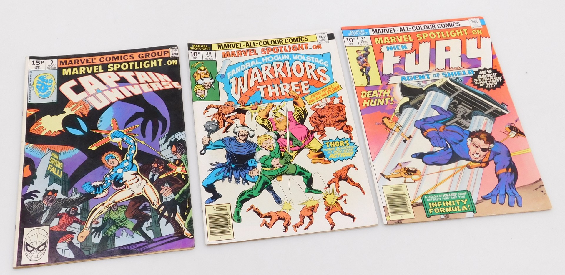 Marvel comics. Three editions of Marvel Spotlight On..., issues 9, 30 and 31, (Bronze Age). - Image 2 of 2
