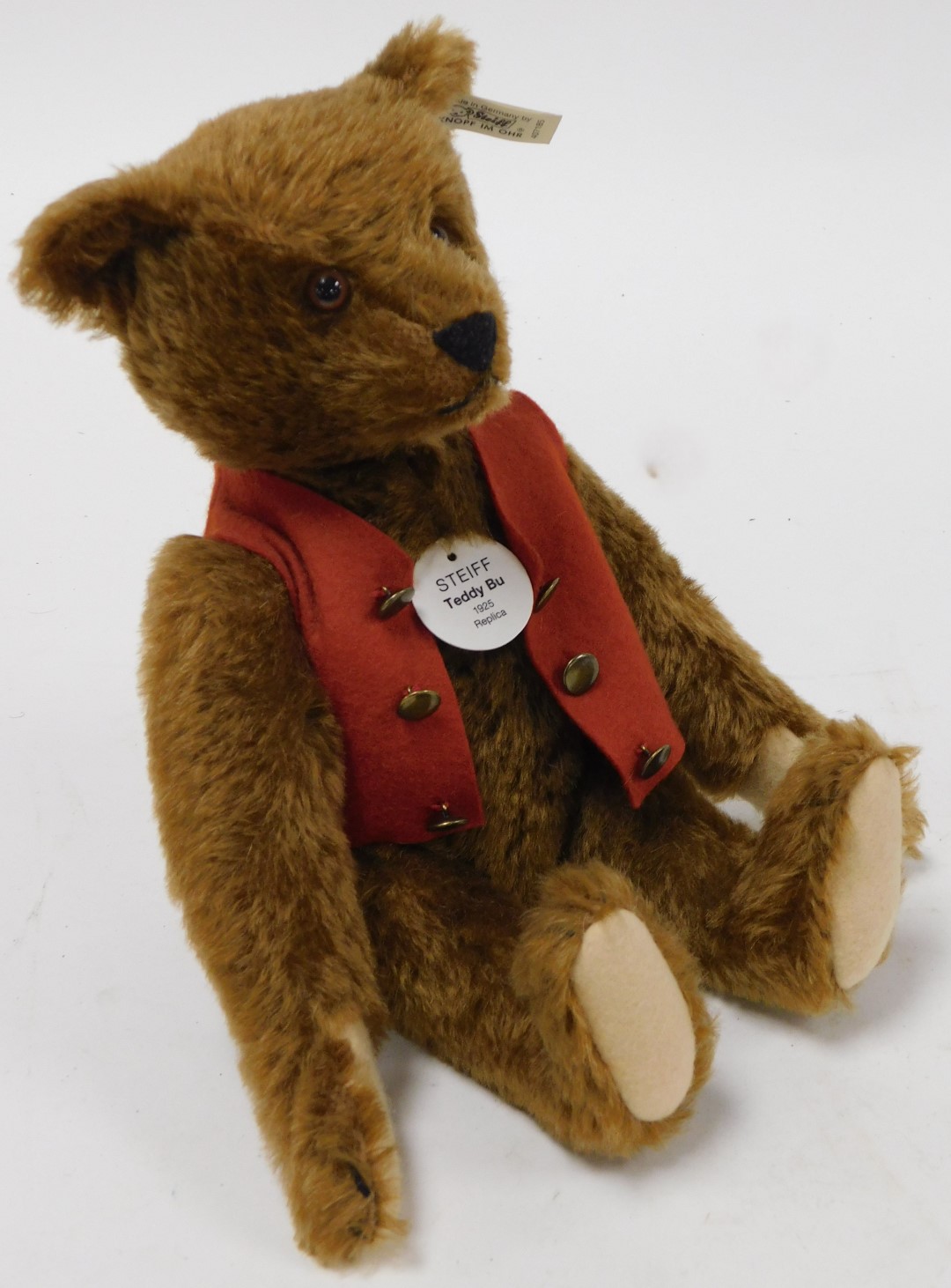 A Steiff Teddy Bu 1925, with certificate and Oakley the Autumn Swarovski bear, exclusive to Danbury - Image 5 of 5