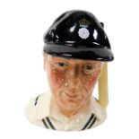 A Royal Doulton character jug, the Hampshire Cricketer, D6739, especially commissioned from Hampshir