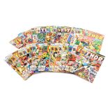 Marvel comics. Thirty two editions of The Mighty Thor, issues, 234, 235, 236, 237, 242, 245, 248-273