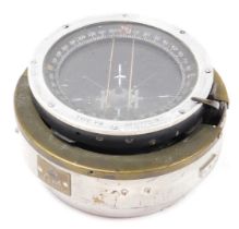 A WWII Air Ministry P8 aircraft compass, number 11775.H.