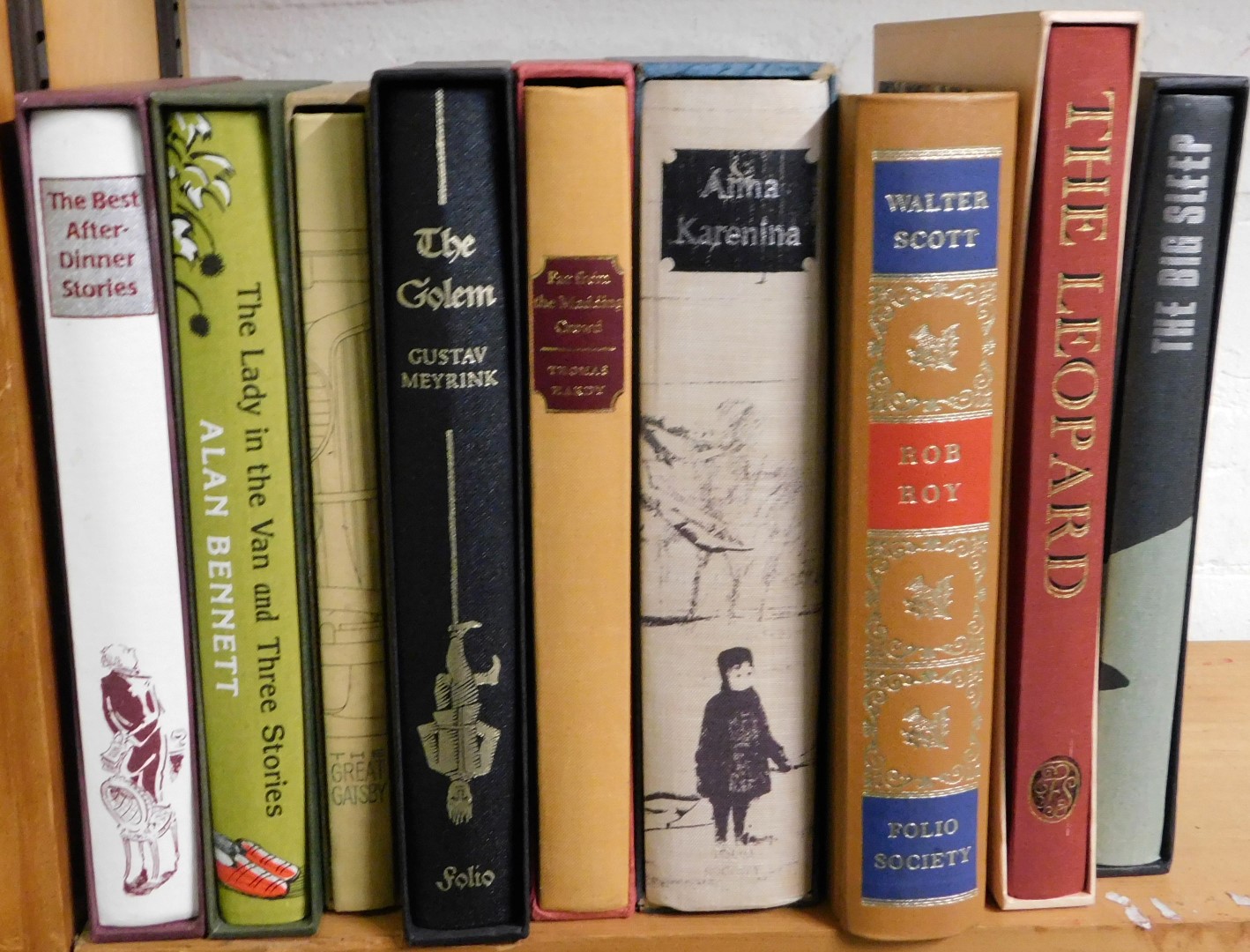 Books. Folio society, including the Best After Dinner Stories, Bennett (Alan) The Lady in the Van an
