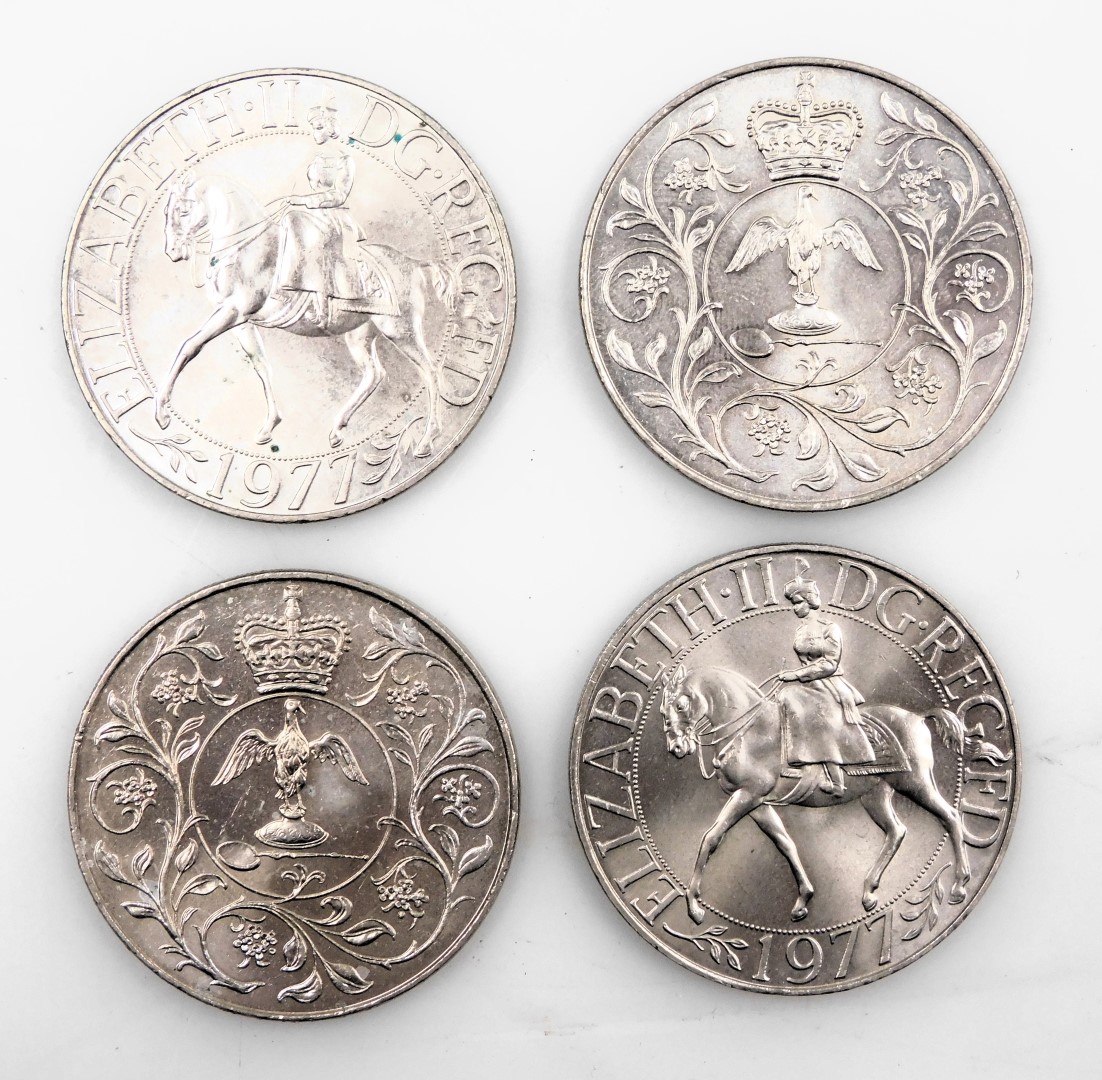 Forty Queen Elizabeth II Silver Jubilee crowns. - Image 2 of 2