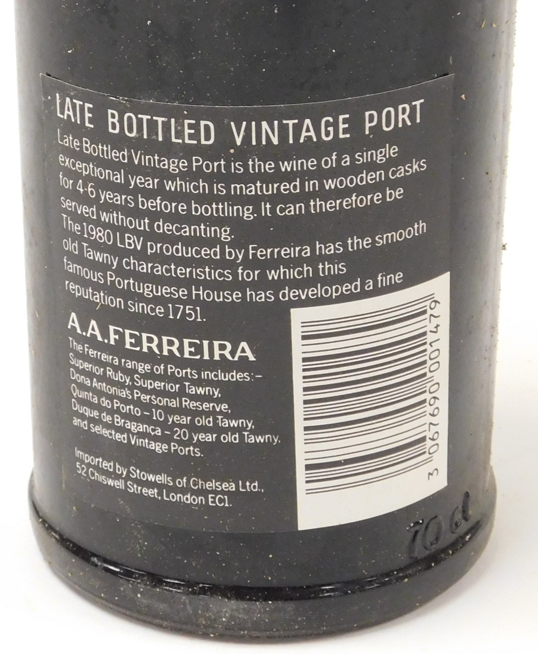 A bottle of Ferreira late bottled vintage port 1980, cased. - Image 3 of 4