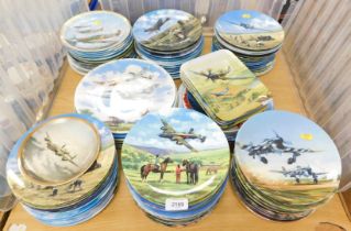 A selection of collectors plates, including Royal Doulton limited edition Tempest Racing Home, plate