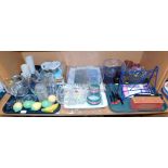 Miscellaneous items, to include glassware, ceramics, picture frames, candles, biscuit jar with handl