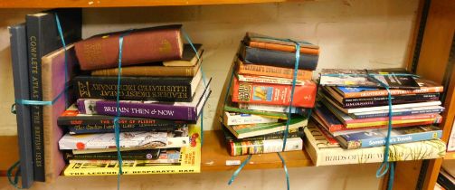 One shelf of books, historical and local interest to Grantham.