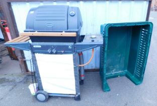 A Homebase camping gas barbecue.