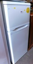 A Zanussi fridge freezer.