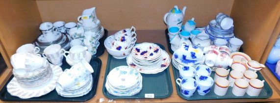 Ceramics, part services, one by Royal Albert, another unmarked tea service, and blue and white predo