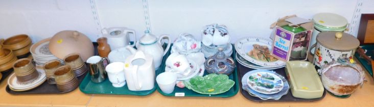 Ceramics including a Royal Albert part tea service, a Hanley part tea service, a Royal Vale part tea