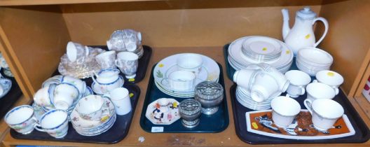 Ceramics, including Royal Doulton part dinner and tea wares from the Andante series by Royal Doulton