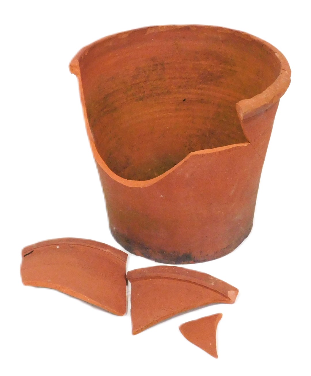 A large Bulwell Terracotta plant pot. (AF)