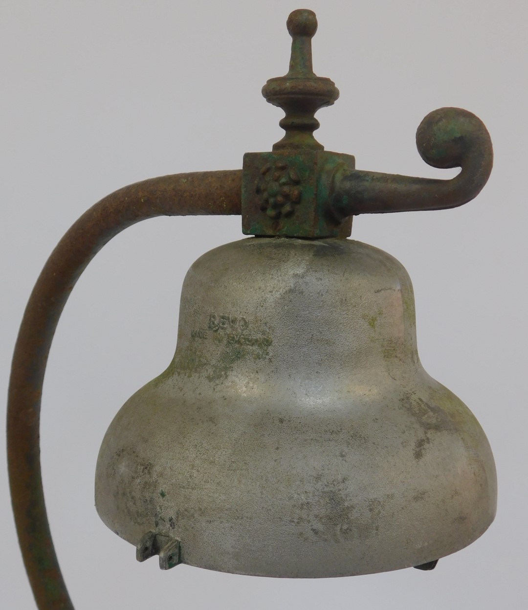 An A C Ford cast iron street light, with Bevo Made in England shade, some green paintwork remaining, - Image 4 of 5