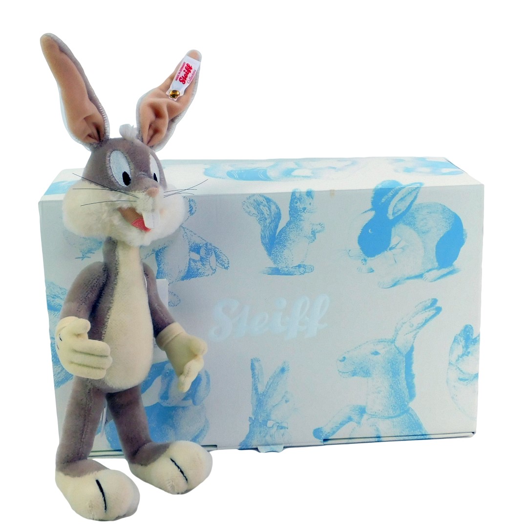 A Steiff Loony Tunes Bugs Bunny, limited edition number 954/2000, 26cm high, with certificate,