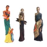 Three Soul Journeys Tribes...The Journey Home Maasi figures, comprising Rare Beauty Adimu, limited