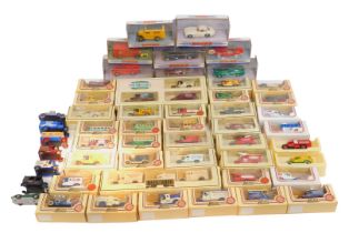 Various boxed diecast cars, Lledo, Days Gone, Dinky, Matchbox, etc.