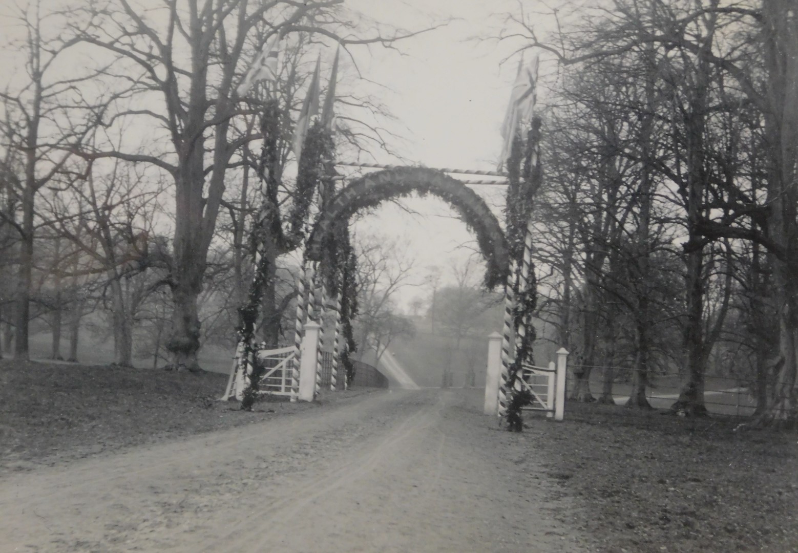 Three black and white photographic prints of Stamford, depicting Gateway to Burghley Park, 31cm x - Image 4 of 4