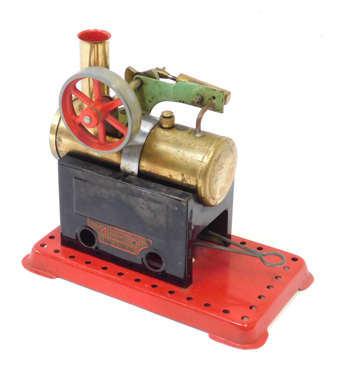 A Mamod steam traction model, 19cm high.