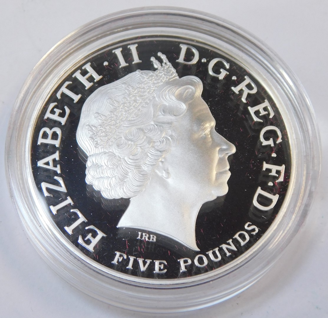 A Royal Mint silver proof memorial crown, to commemorate Her Majesty The Queen Mother 1900-2002, - Image 3 of 3