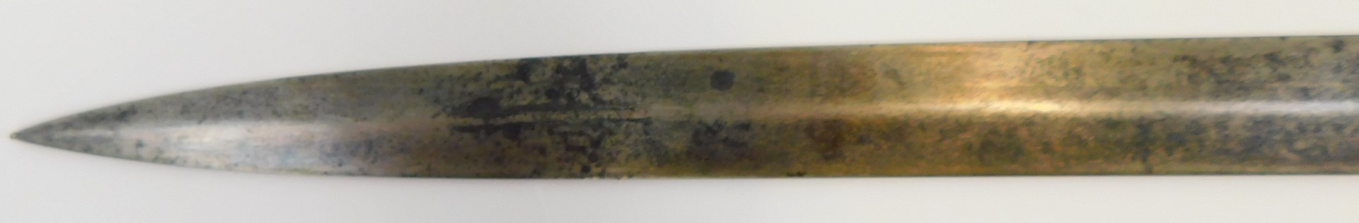 A Victorian naval officer's dress sword, with lion head pommel, shagreen grip interspersed with - Image 7 of 9