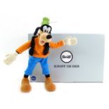 A Steiff Disney's mohair Goofy soft toy, number 35, 36cm high, with certificate, boxed with outer