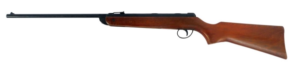A BSA Meteor .22 calibre air rifle, 103cm long.