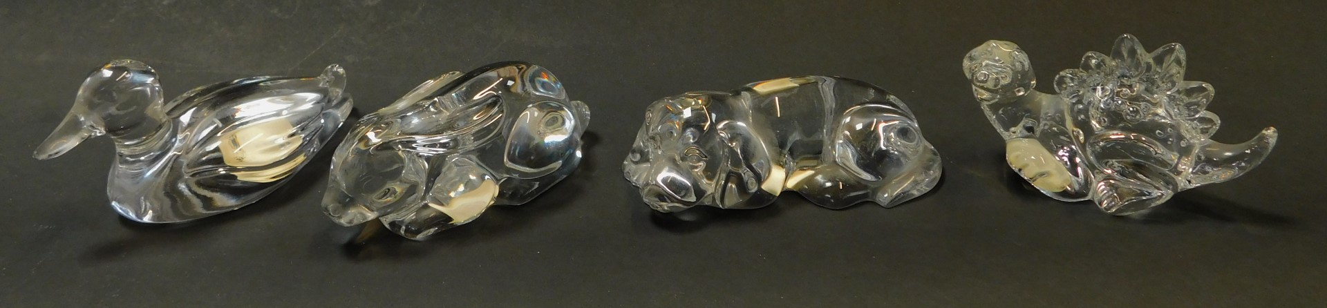 A group of Princess House Crystal Treasures paperweights, modelled as owls, teddy bears, cats, - Image 4 of 6