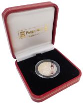 A Pobjoy Mint silver limited edition Millenium medal, for the Borough of Boston, with certificate of