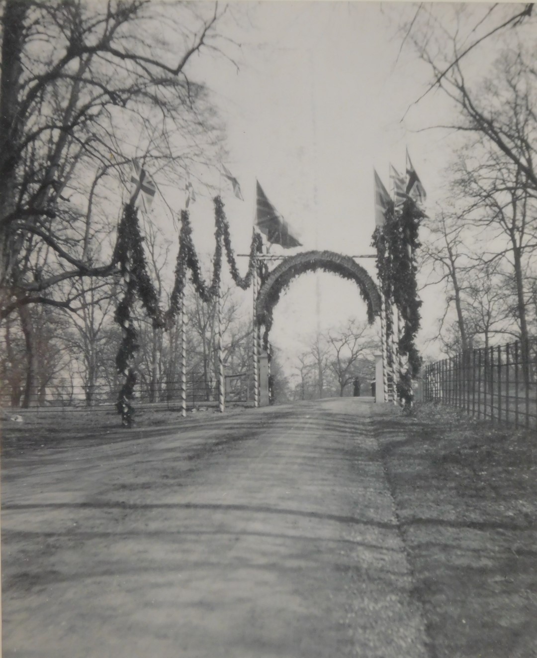 Three black and white photographic prints of Stamford, depicting Gateway to Burghley Park, 31cm x - Image 3 of 4