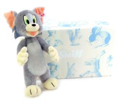 A Steiff Tom soft toy, limited edition number 1134/2000, 33cm high, with certificate, boxed with
