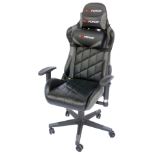 A GT Force gaming chair.