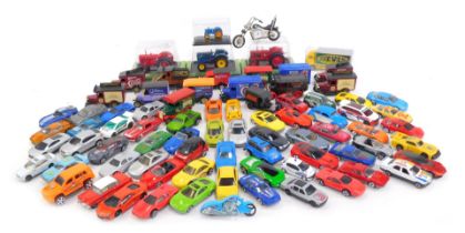 Various diecast cars, to include Lledo Hot Wheels, etc. (2 trays)