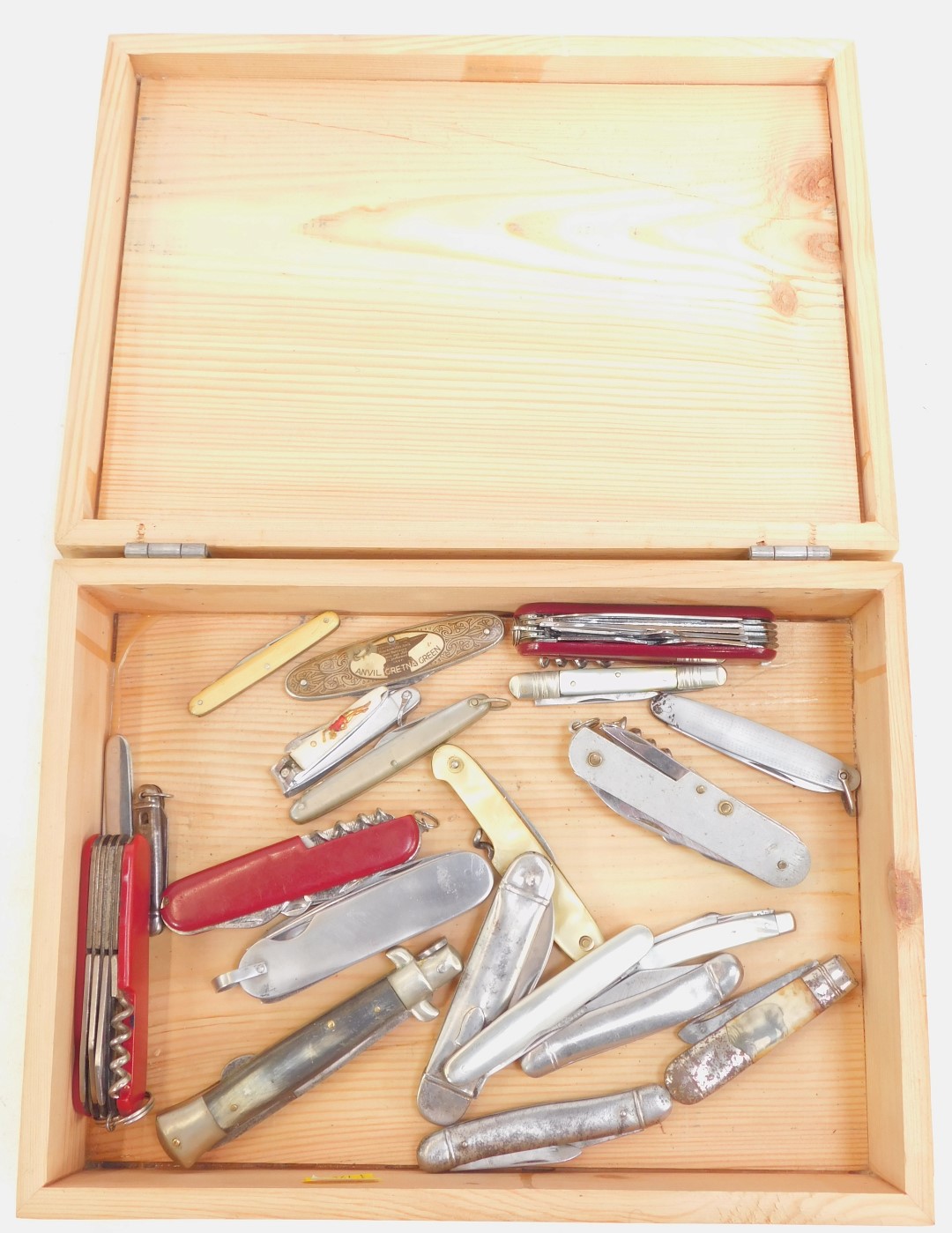 A group of penknives, Swiss type army knives, to include one for Blacksmiths Shop Gretna Green, - Image 2 of 2