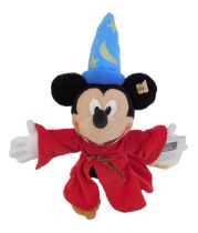 A Steiff Fantasia 2000 Mickey Sorcerer's Apprentice soft toy, number 2894, 31cm high.