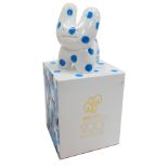 A Royal Doulton Pure Evil 200 Year Celebration figure, of Pure Evil Bunny, with blue spots, 15cm