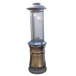 A Lifestyle gas fired patio heater, 183cm high.