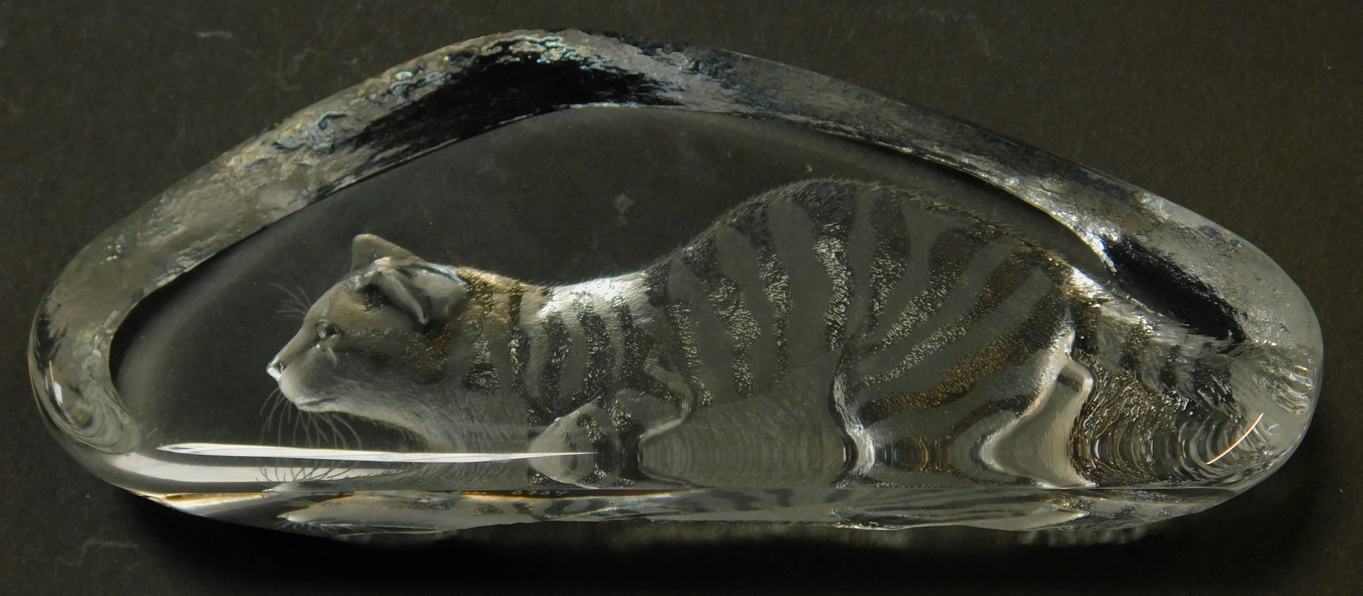 A group of Swarovski crystal, comprising an elephant, 6cm high, swan, 5cm high, and a hedgehog, - Image 3 of 5