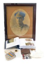 A group of medals, comprising the George V 14-18 medal, Great War for Civilisation medal, each