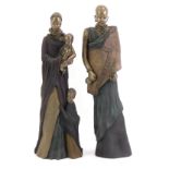 Two Soul Journeys figures from the Tribes...The Journey Home Maasai Collection, comprising The