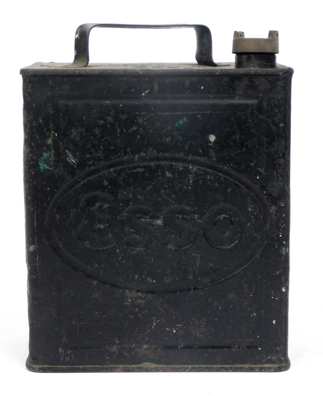 An Esso fuel can, 33cm high, together with a further oil can, 62cm high. - Image 2 of 2