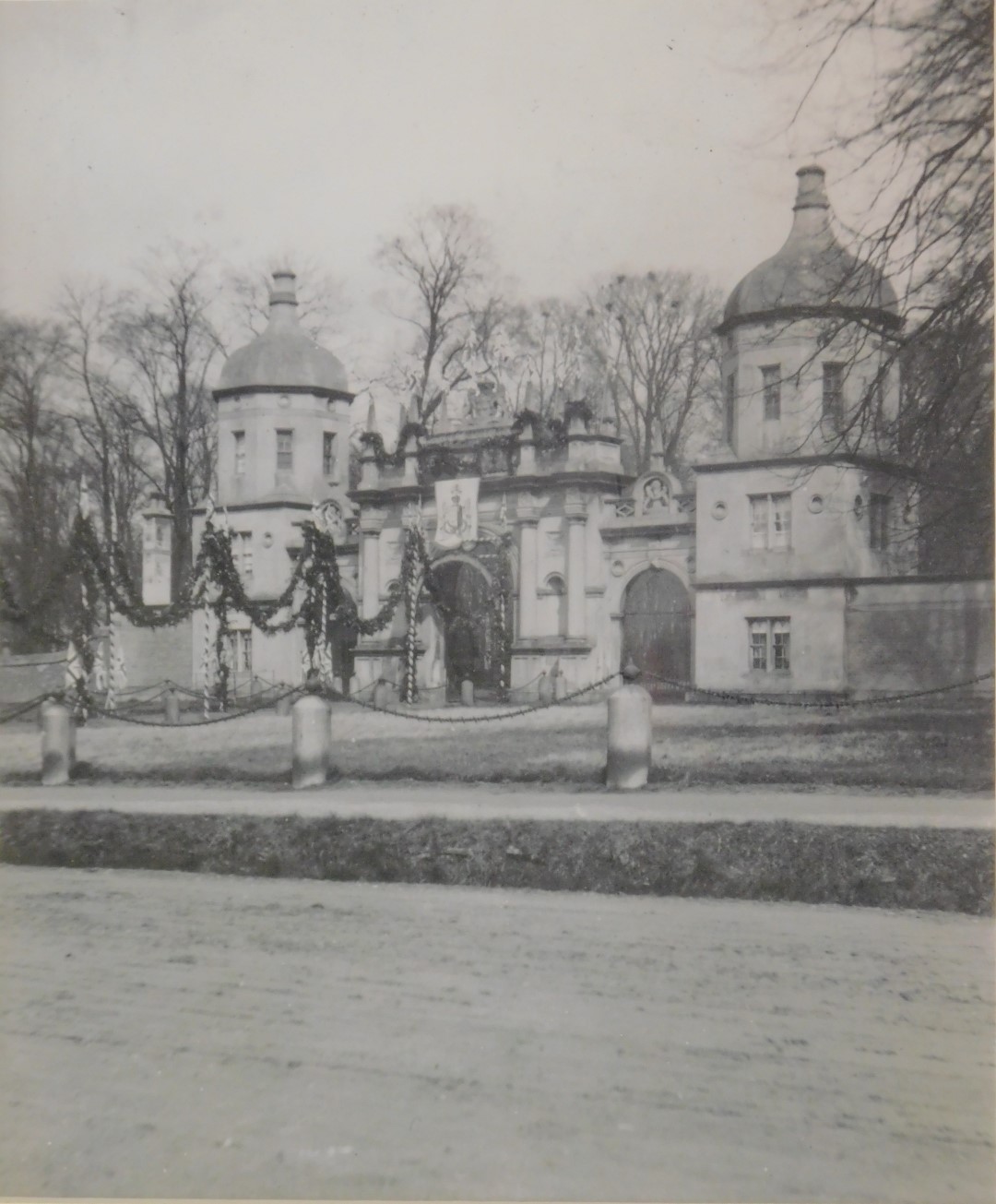 Three black and white photographic prints of Stamford, depicting Gateway to Burghley Park, 31cm x - Image 2 of 4