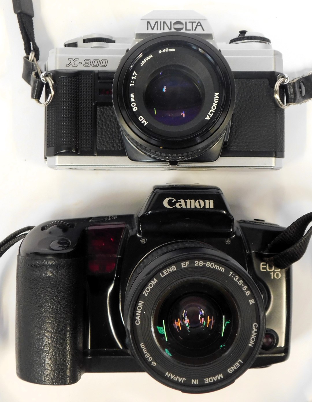 A group of camera and related items, to include a Canon EOS 10 camera in canvas case, Minolta X- - Image 5 of 6