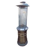 A Lifestyle gas fired patio heater, 183cm high.