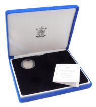 A Royal Mint silver proof one pound coin, for 2003, in presentation five coin pack.