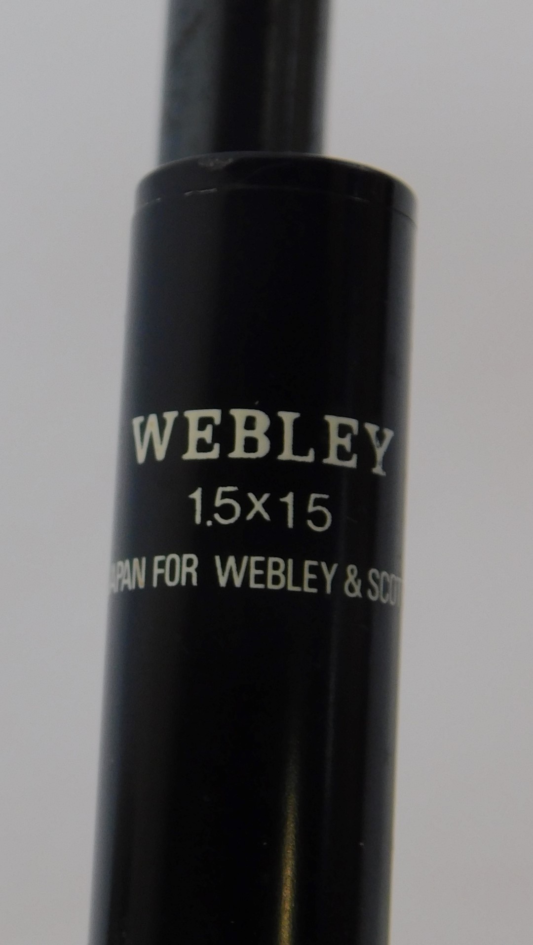 A Webley Vulcan air rifle, .22 calibre, with 15x15 scope. - Image 5 of 5