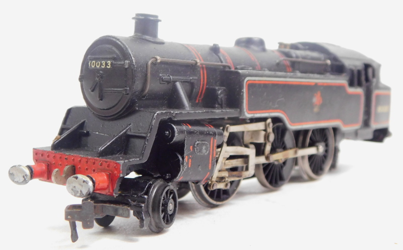 A Hornby Dublo two rail standard class 4 tank locomotive, 2-6-4, 8003, in BR lined black, boxed. - Image 2 of 2
