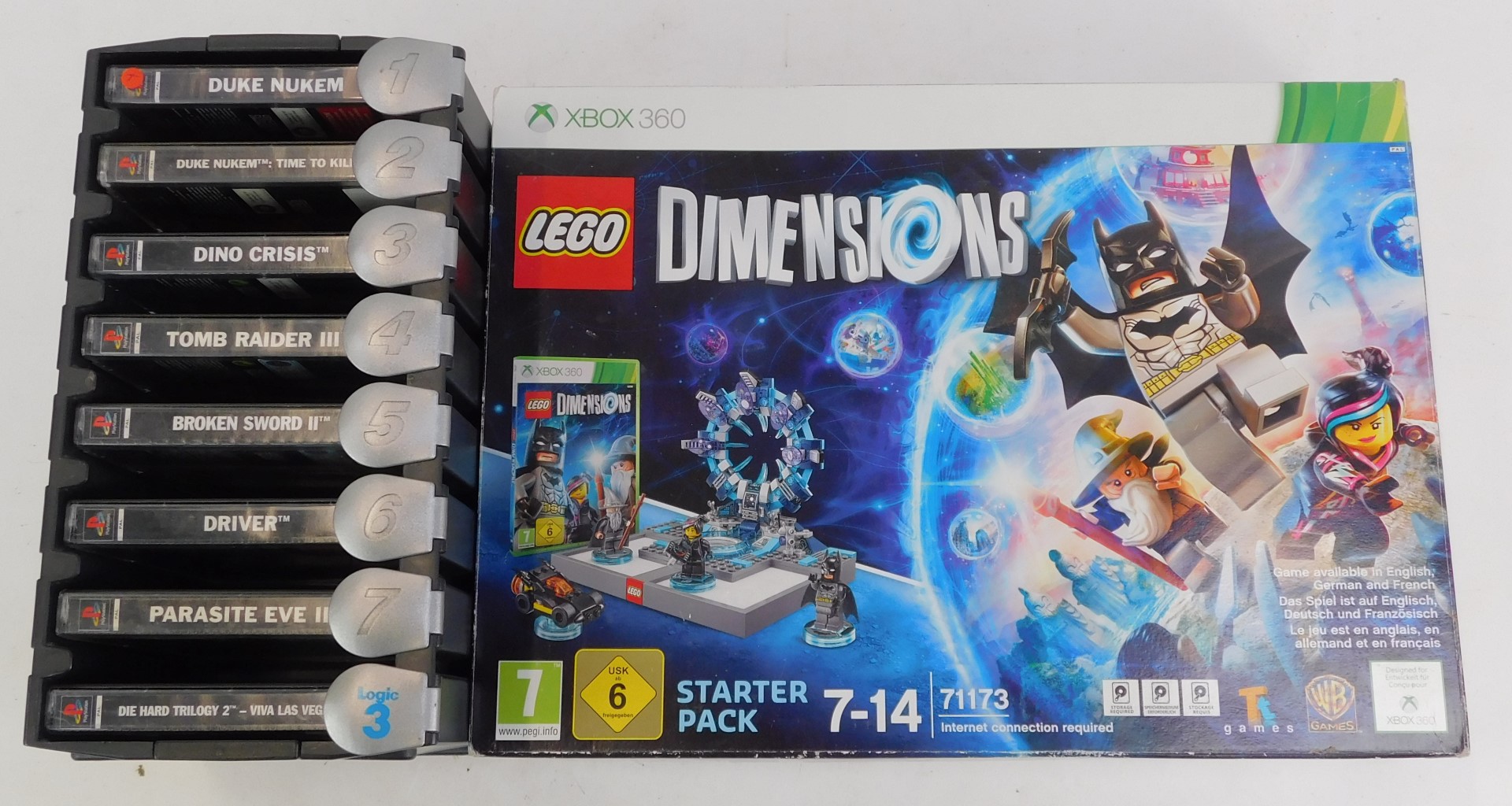 Various games, to include an Xbox 360 Skylander Giants set, Lego Dimensions starter pack, a Sega - Bild 2 aus 2