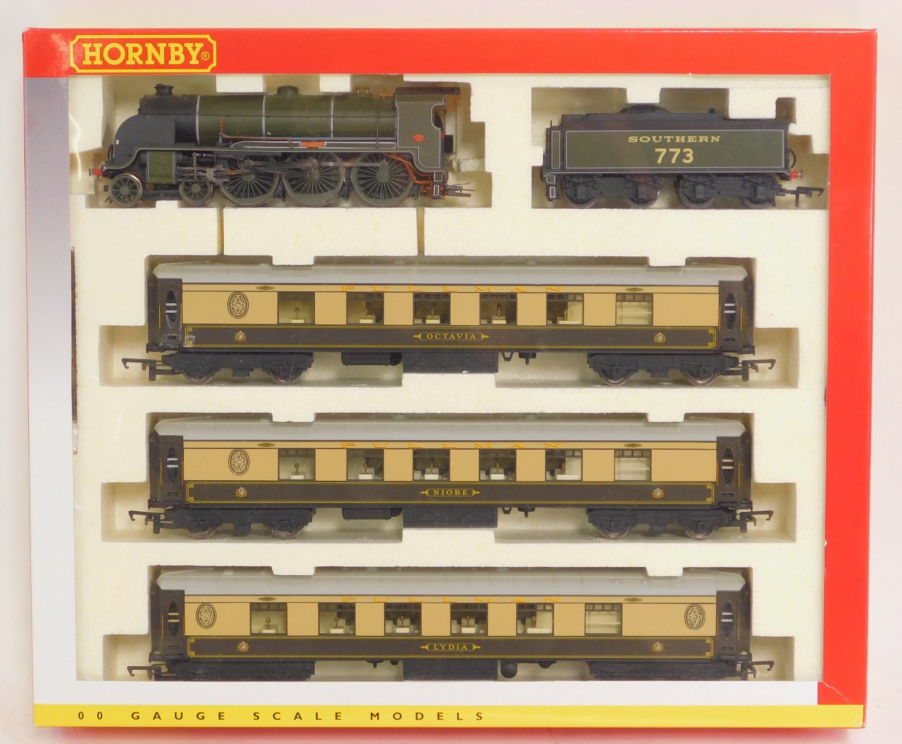 A Hornby OO gauge The White Pullman train pack, R2797M, boxed. - Image 2 of 2