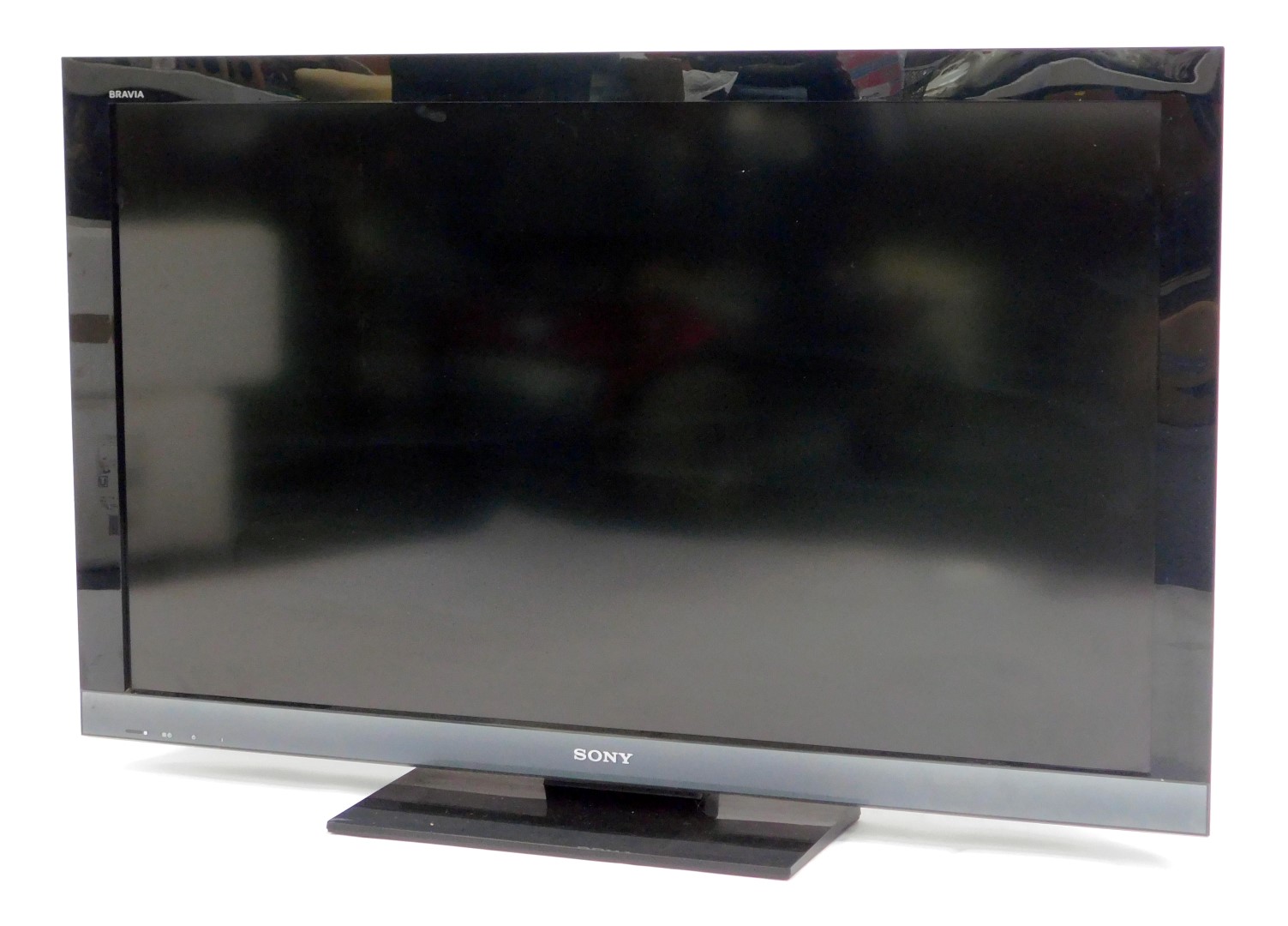 A Sony Bravia 46" LCD digital colour television, model number KDL-46EX403, with remote.